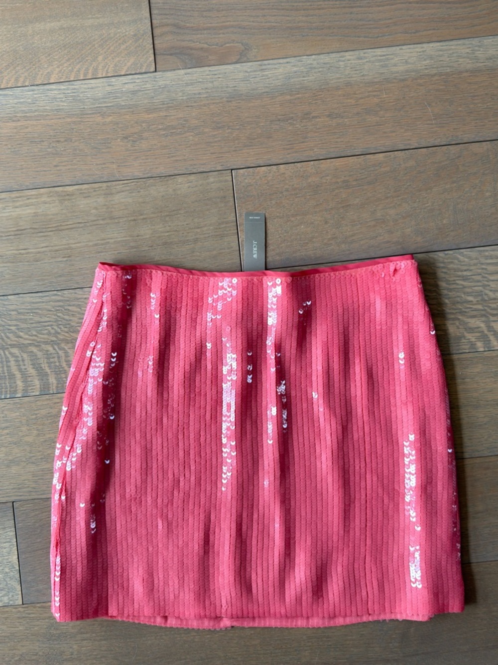 J. Crew Collection Pink Sequin Mini Skirt sz10 NWT